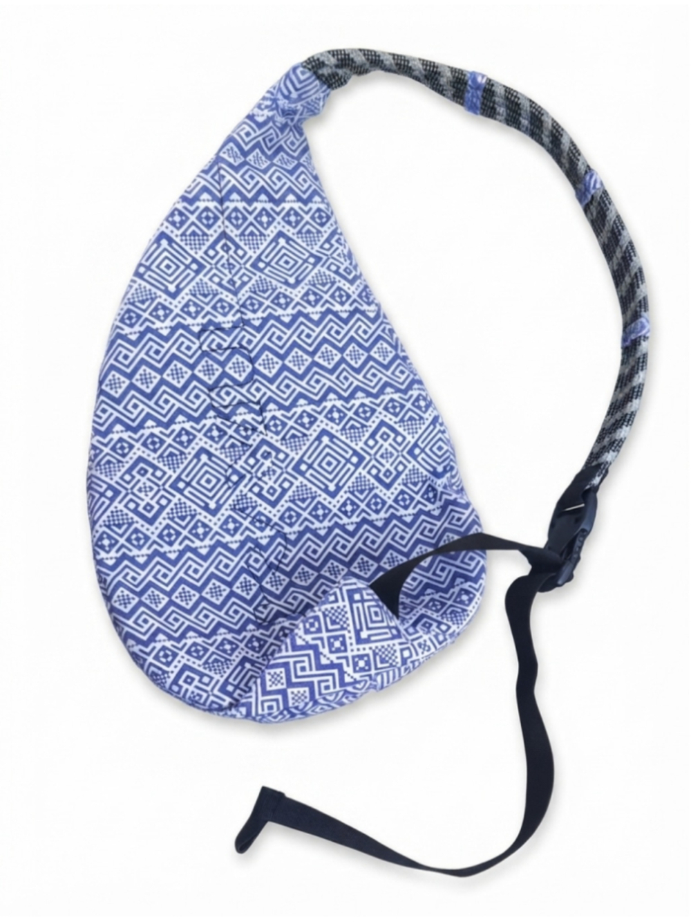 KAVU Rope Sling Crossbody Bag -"Purple Quilt" hiking backpack - Picture 5 of 5